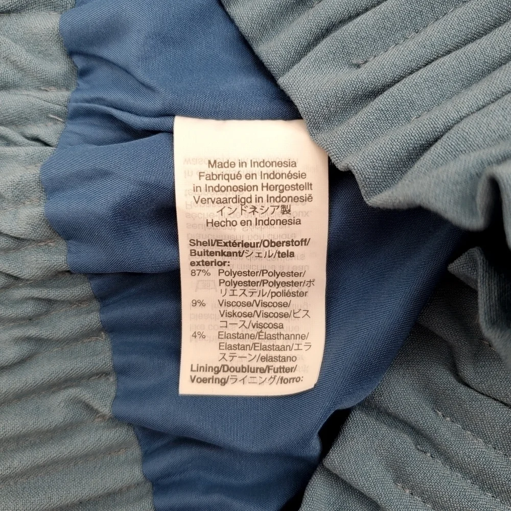 J.Crew Mercantile Solid Blue Pull on Casual Mini Skirt w/ Pockets